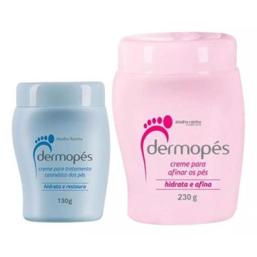 Imagem de Kit Dermopés Tratamento e Cuidados com os Pés Evita Ressecamento e Rac