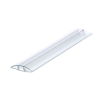 Imagem de Perfil H de emenda em Policarbonato Cristal - 10mm - 6,00m - RM Polica