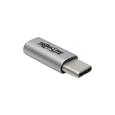 Imagem de Tripp Lite USB C para USB Micro-B USB 2.0 conversor adaptador de alta velocidade compacto USB tipo C, USB-C, USB tipo-C, M/F (U040-000-MIC-F)