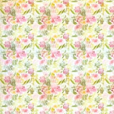 Imagem de Papel de Parede Decoração Floral Adesivo Autocolante 10 metros = 2 Rolos de 5m X 45cm Sala Quarto Banheiro