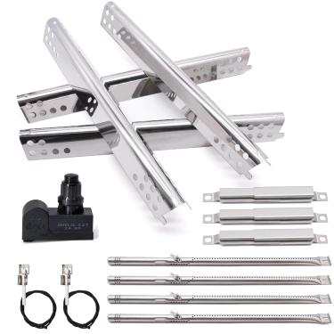 Imagem de Criditpid Peças de reposição para churrasqueira Charbroil Performance 4 Burner 463342119 463347017 463377319 463376017, Char Broil 463349917 463335517 Peças de reposição, com gerador de faísca.