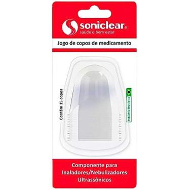 Imagem de Jogo Copos Medicamento Inalador/Nebulizador Soniclear - 15 unidades