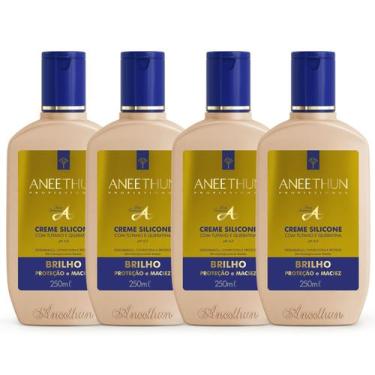 Imagem de Kit Creme de Silicone Aneethun Linha A 4 unida Total 1 Litro