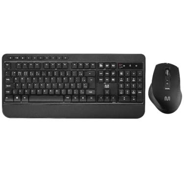 Imagem de Kit Teclado e Mouse Sem Fio CS1200 Multimídia Conexão BT+USB 3200DPI Multi - TC301