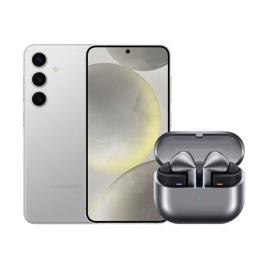 Imagem de S24 (256GB) - Cinza + Galaxy Buds3 Pro - Cinza