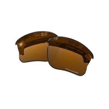 Imagem de Lentes de reposição OOWLIT compatíveis com Oakley Flak Jacket XLJ Ventilado Óculos de sol, Peach Gold Combine8™ Polarized, One Size