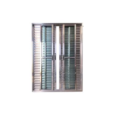 Imagem de Porta Balcão 6 Folhas Veneziana 210x200 Brilhante Linha 25
