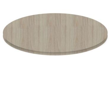 Imagem de Tampo Redondo 60 Cm (largura) P25 Pandin Mdp 2,50 Cm (altura) Cor Nogueira Casablanca