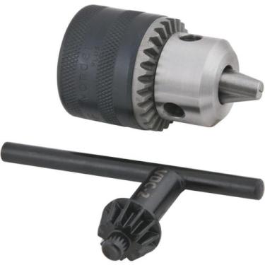 Imagem de Mandril com chave 3/8" x 24 fios capacidade 1,5 a 10 mm - Vonder