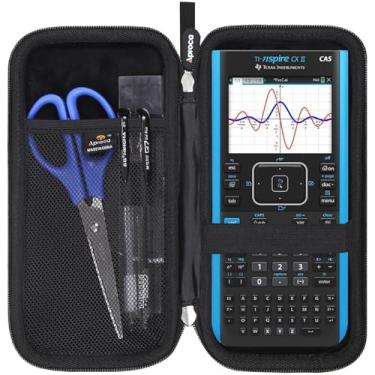Imagem de Aproca Estojo rígido preto, para calculadora gráfica colorida Texas Instruments TI-Nspire CX II CAS (apenas capa)