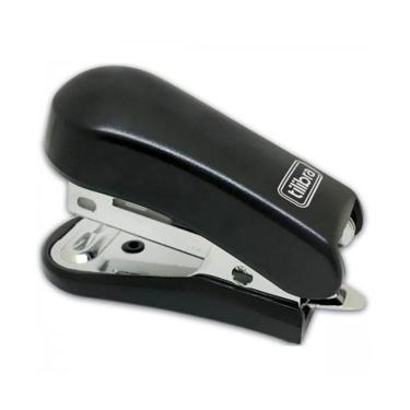 Imagem de Mini Grampeador G101 Com Extrator 12 Folhas Preto Tilibra