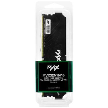 Imagem de Memória RAM Macrovip MAX 16GB 3200 MHz DDR4 (MVX32N16/16) - CL16, Desk