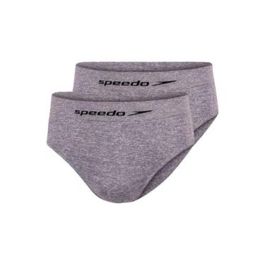 Imagem de Kit com 2 Cuecas Slip Speedo 4280, Cinza, G