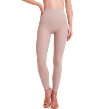 Imagem de Calça Capri Modeladora Segunda Pele Reduz Barriga Plie 80434, M, Cupua