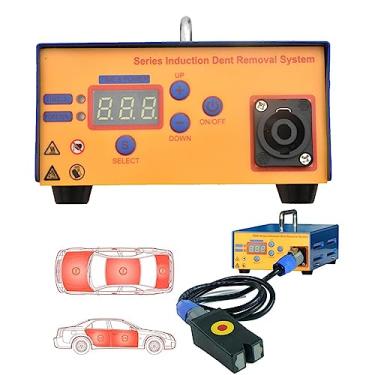 Imagem de Ferramenta De RemoçãO De Amassados Sem Pintura De Carro, Reparo De Amassados Sem Pintura De Carroceria De AutomóVeis Aquecedor De InduçãO MagnéTica Pdr, Caixa Quente,1380 W