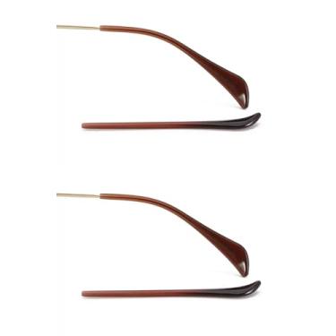 Imagem de NicelyFit Peças de reposição para óculos de sol RayBan RB3025 RB3026 TT003 (café 2P)