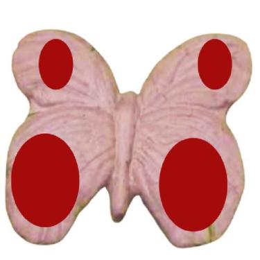 Imagem de Forma Molde Pisante Jardim em Abs - Borboleta 43x35x4cm - garden