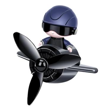 Imagem de BLWOTMOR Aromatizador de Ar para Veículos, Design Futurista com Movimento Giratório, Acessórios Exclusivos para Carros, PRETO, Tamanho real