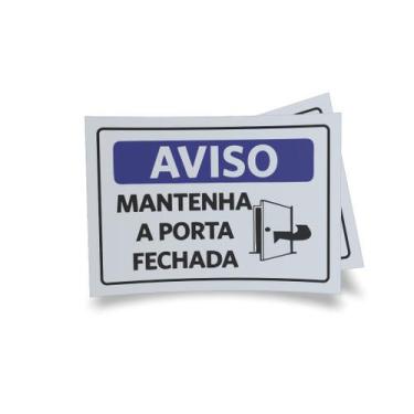 Imagem de Kit 3 Placas sinalização 15x21cm EM PVC PL(1007)  - Tema: Condomínio M
