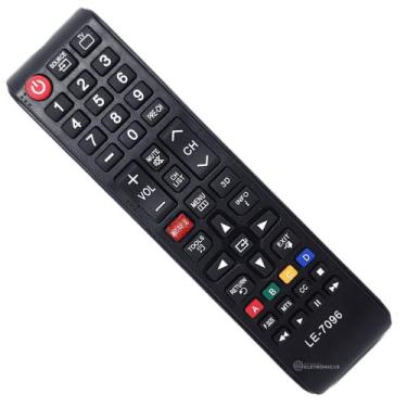 Imagem de Controle Remoto Compatível Para Televisão Samsung Smart Botão Netflix 