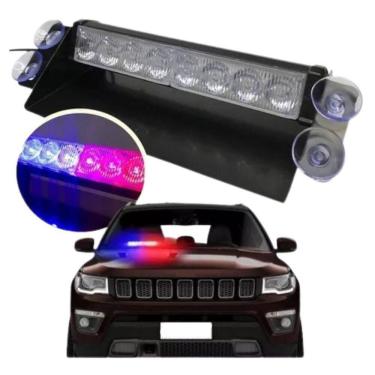 Imagem de Barra Sinalizadora Giroflex Led Suporte Fixacao 10A 80V 18W