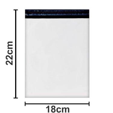 Imagem de Embalagem PP Saco Plástico Envelope Segurança 18x22 100 Uni - Embralum