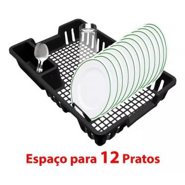 Imagem de Escorredor de louças pratos copos talheres panelas - Arqplast