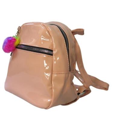 Imagem de Bolsa Mini Mochila De Costas Pagani Vinil LD1948 Rose - SEMAX