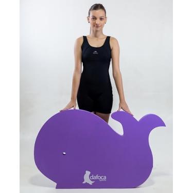 Imagem de Tapete Flutuante Eva Natação Infantil Para Piscina DF4100-BA Baleia Lilás Dafoca Sports