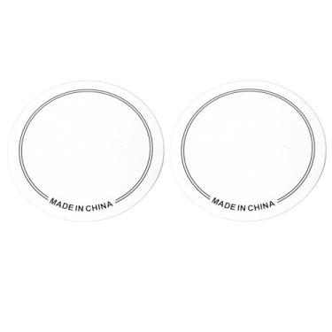 Imagem de MUNEFE 2PCS Patch de cabeça de tambor, protetor de patch de tambor, patch de pedal único bumbo para desempenho prático (Pedal único branco)