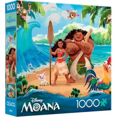Imagem de Ceaco - Disney – Thomas Kinkade – Moana e Maui – Quebra-cabeça de 1000 peças para adultos – Quebra-cabeça desafiador perfeito para noites de jogo – O tamanho final é 67 x 48 cm