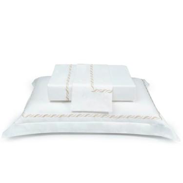 Imagem de JOGO DE LENÇOL NATU MAREE NUDE 100% ALGODÃO CETIM 300 FIOS QUEEN 4 PÇS