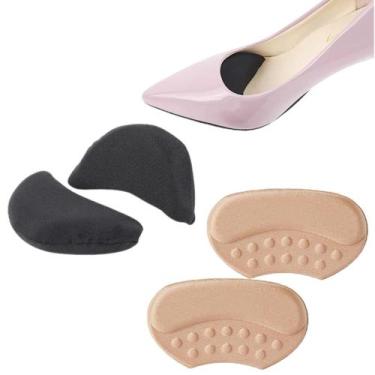 Imagem de Kit Protetor Calcanhar Adesivo + Almofada Dedos Conforto Pé Salto Sapa