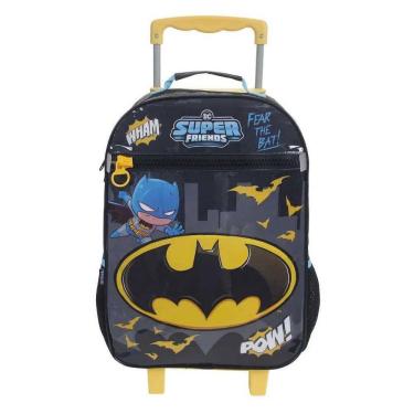 Imagem de Mochila De Rodinha + Squeeze Batman Dermiwil