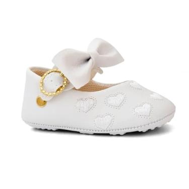 Imagem de Sapatinho Tênis Bebê Fecho em velcro Casual Conforto Bege (Branco, BR, Bebê, Numérico, 16)