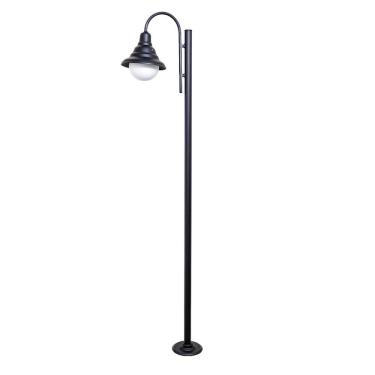 Imagem de Poste Luminária Colonial Ipanema Extra Jardim Alumínio 1,50m