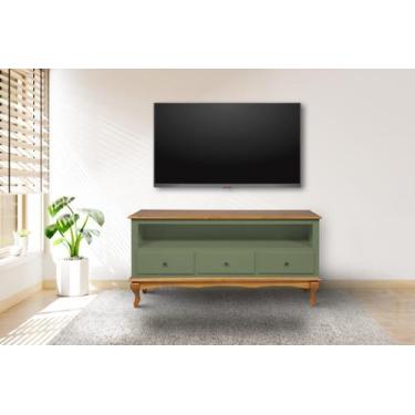 Imagem de Rack 3 Gavetas Outlet de Fabrica, verde-militar