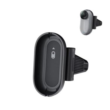 Imagem de YUYUEMI Suporte de capacete para câmera de ação Insta360 GO 3S/GO 3 Moldura magnética de liberação rápida para câmera esportiva para ciclismo e motocicleta