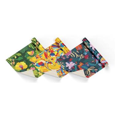 Imagem de Pacote com 3 papéis de embrulho The Beatles Yellow Submarine