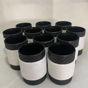 Imagem de Linha no Porta Linha 100 jds para pipa, kit 12 unidades, Linhas Extra 