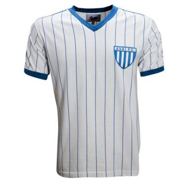 Imagem de Camisa Avaí 1983 Liga Retrô  Branca P, Azul, Branco, P