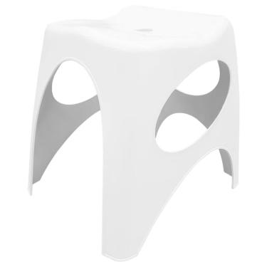 Imagem de Banqueta Plástica Baixa Jade Branca - Lar Plasticos Banqueta Plastica Baixa Jade Branca Lar Plasticos