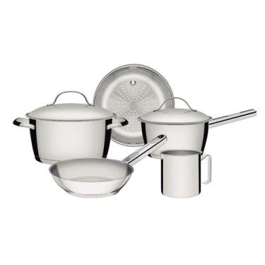 Imagem de Jogo de Panelas Tramontina Allegra INOX 5 PCS - 65660280