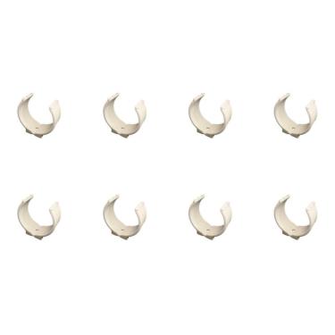 Imagem de Kit 8 Abraçadeira Impacto Cano 25Mm 3/4`` Branca Estrela