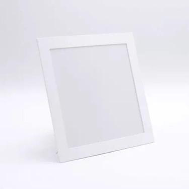 Imagem de Plafon led luminária embutir quadrada 12w 6500k branco frio bivolt led