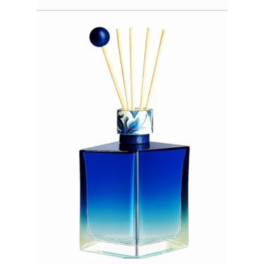 Imagem de Frasco Blue Blanc 200ml Aromatizador de Ambiente com Varetas Difusora + Decoração.