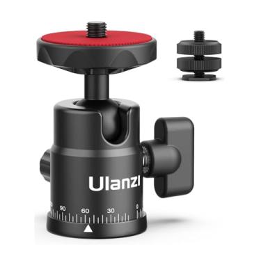 Imagem de H28 Cabeça Tripé Panorâmica 360° para Câmera DSLR e Mirrorless + Adaptador Duplo Hot/Cold Shoe Estabilidade e Versatilidade para Vídeos e Fotos