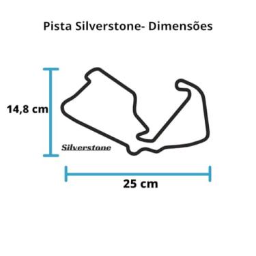 Imagem de Quadro Pista/Circuito - Automobilismo - F1, Stock Car Moto GP Indy Nascar Fórmula Truck (Silverstone)