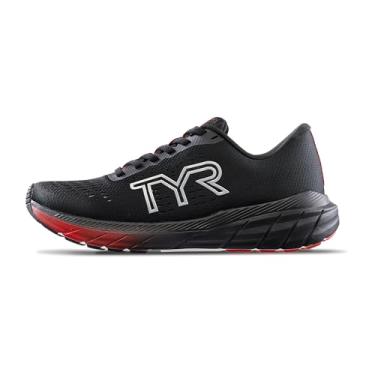 Imagem de TYR Tênis de corrida unissex adulto Rd-1x, Preto/vermelho, 40 BR