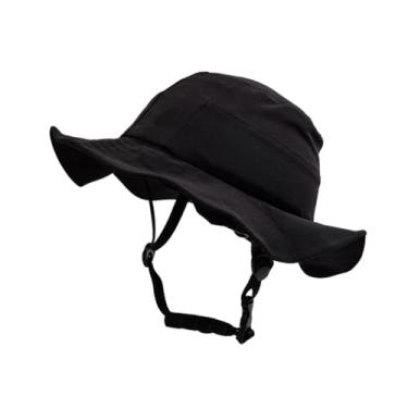 Imagem de Fenteer Capacete de bicicleta, boné, tipo chapéu, resistente a impactos, leve, moderno, chapéu de sol, capacete de ciclista para mulheres, unissex, feminino, Black L